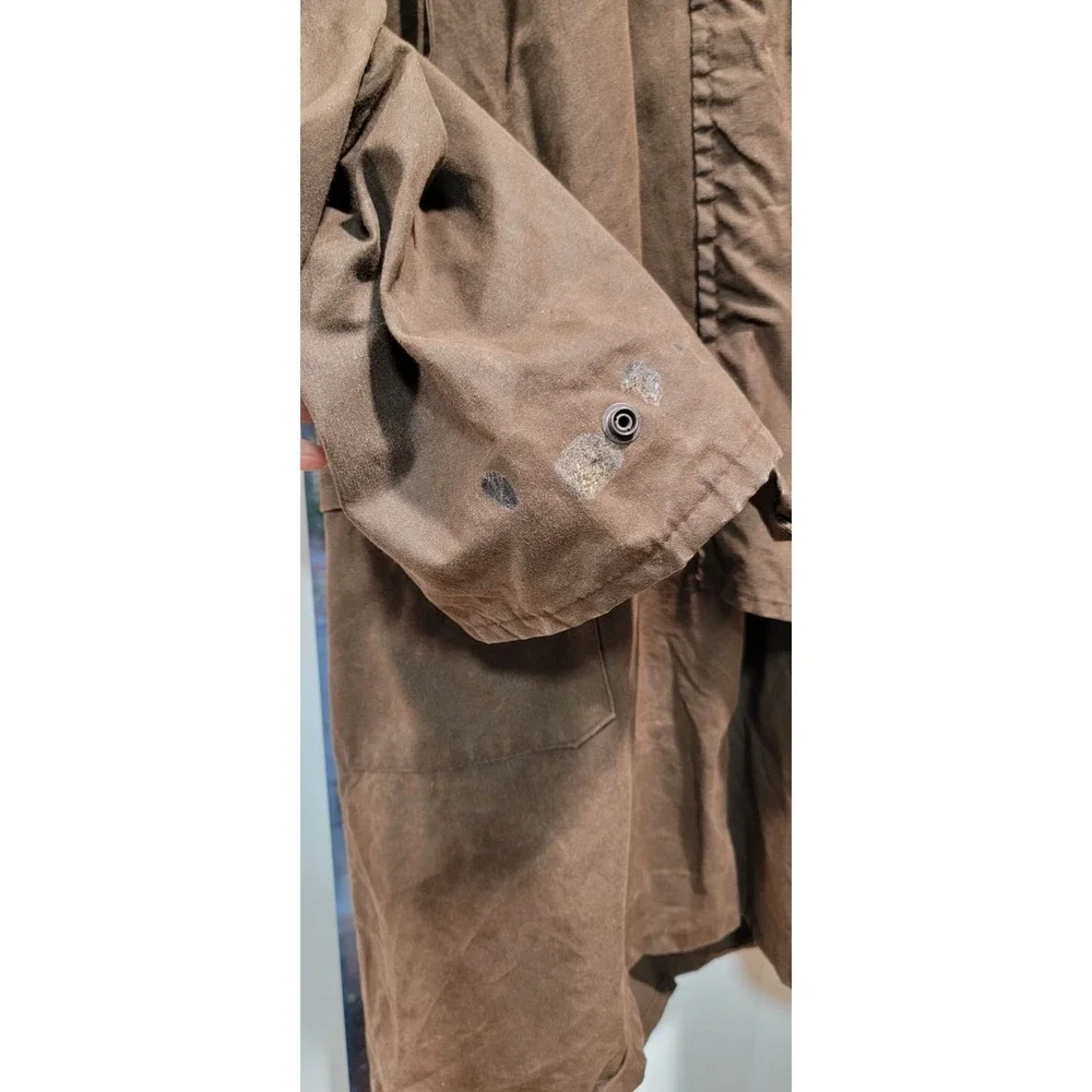 The Australian Coat Company Aussie Riding Jacket Oilskin Canvas Coated Men's Med
